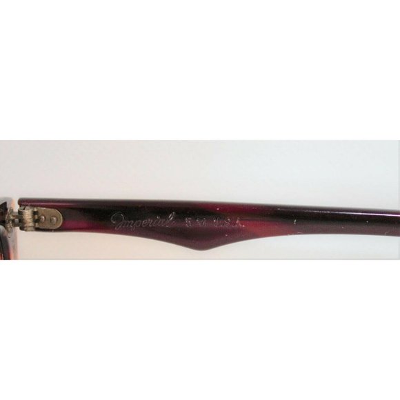 Vintage Imperial eyeglass frame 1950\'s Cateye Rhin main image 5